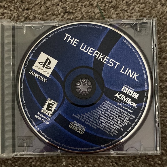 Original PlayStation weakest link game, complete with original case - Picture 2 of 2